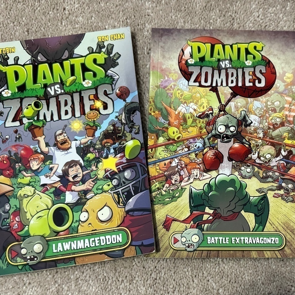 Plants Vs Zombies Set of 2 Graphic Novels